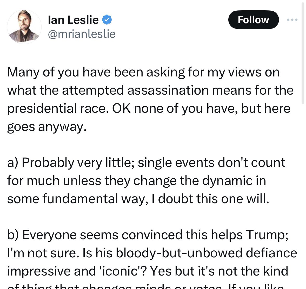 Clout-chasing professional "grown up" has entered the conversation with a counter-intuitive hot take... and it's a doozy.