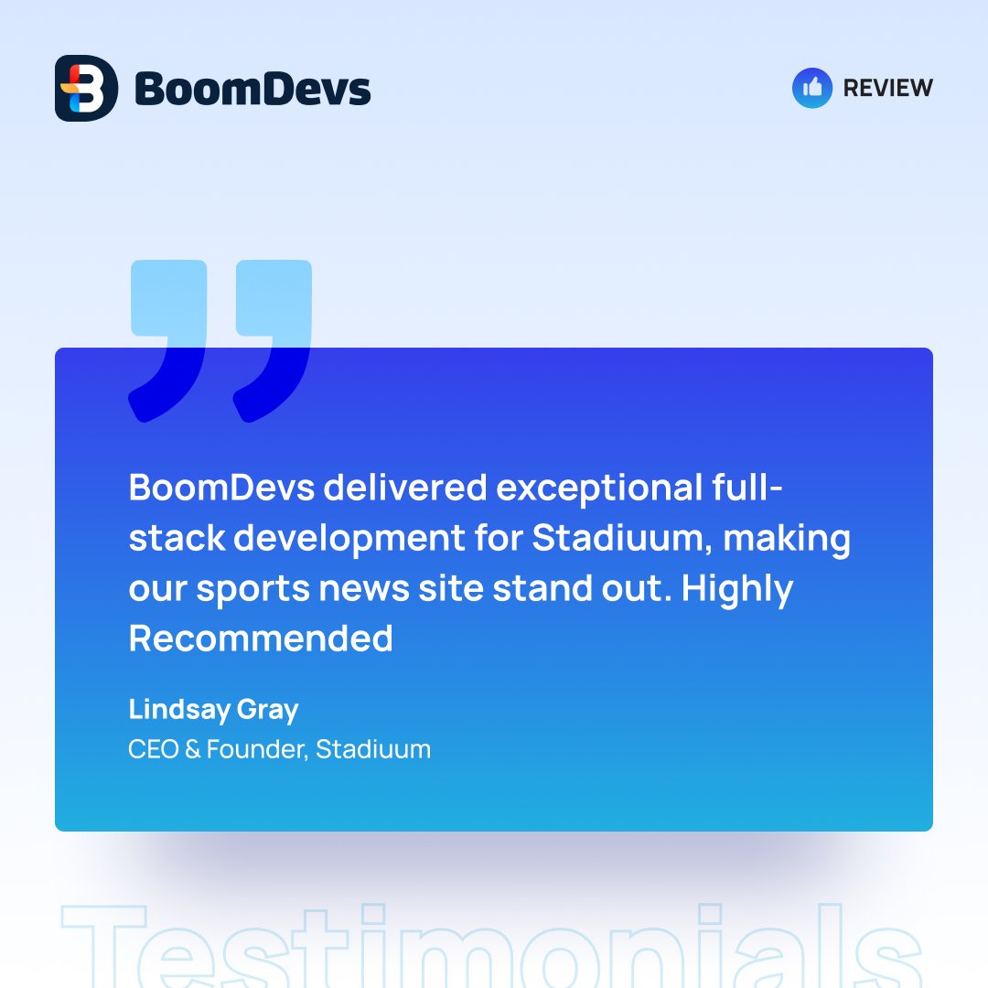 BoomDevs tweet media