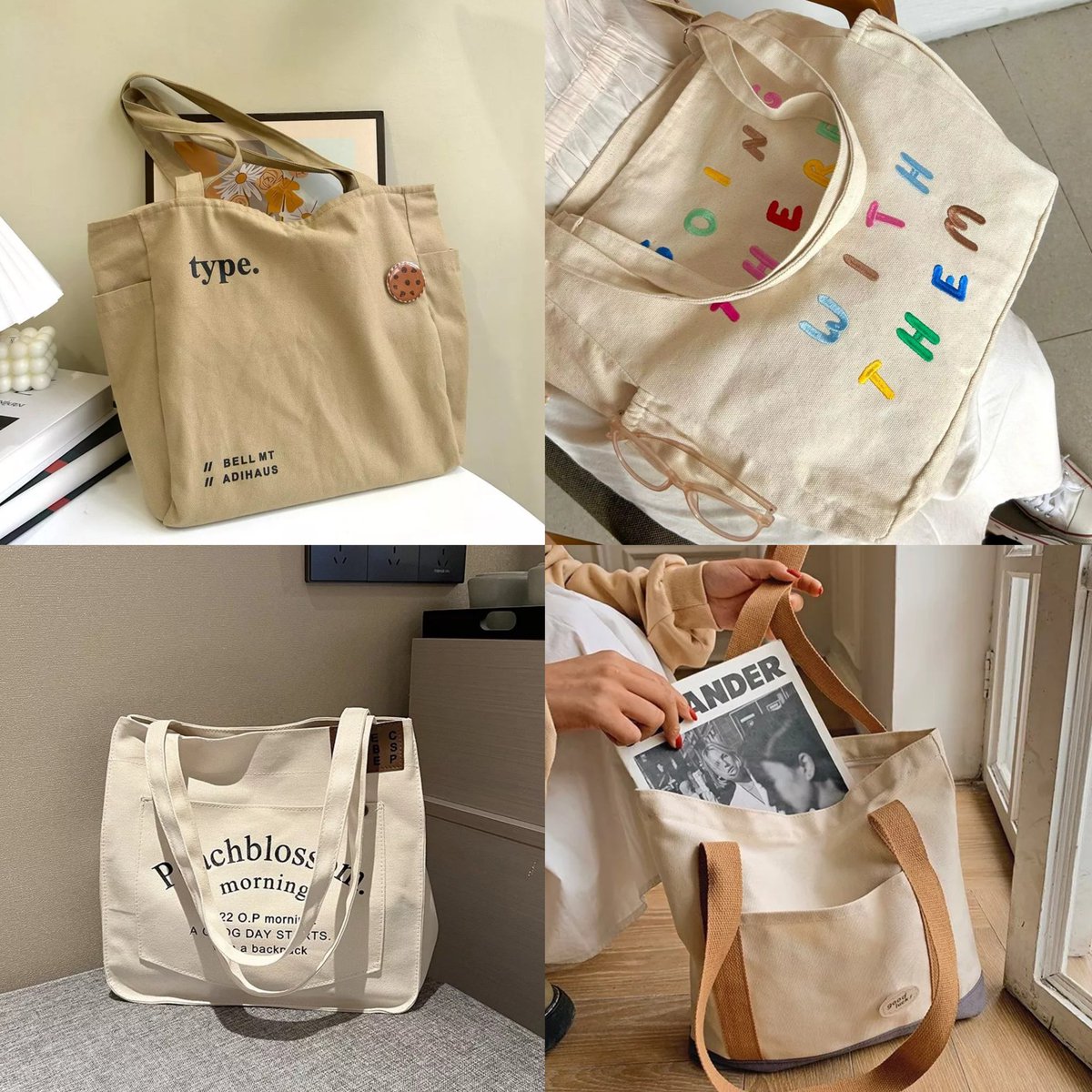 ✨ REKOMENDASI TOTE BAG YANG BISA MUAT BANYAKK‼️‼️

<A Thread>