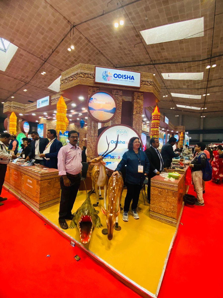 TourismDptt's tweet photo. Odisha Tourism wins Best Decoration Award in TTF (Travel & Tourism Fair) Kolkata, one of India’s leading Tourism & Travel Exhibitions.
Held from 12-14 July '24, the event had 40 tourism industry stakeholders from Odisha co-exhibiting at the Odisha Tourism Pavilion
#OTinFocus🎯 https://t.co/JptGZVaulz