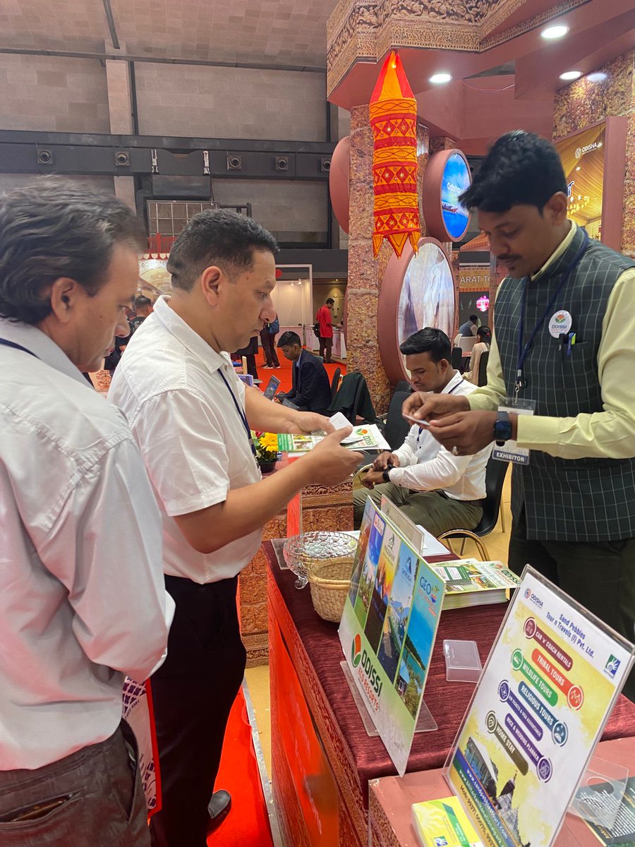TourismDptt's tweet photo. Odisha Tourism wins Best Decoration Award in TTF (Travel & Tourism Fair) Kolkata, one of India’s leading Tourism & Travel Exhibitions.
Held from 12-14 July '24, the event had 40 tourism industry stakeholders from Odisha co-exhibiting at the Odisha Tourism Pavilion
#OTinFocus🎯 https://t.co/JptGZVaulz
