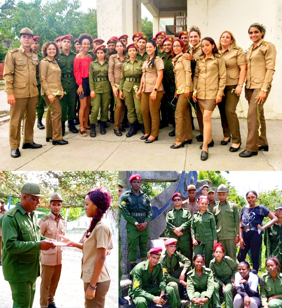 🔴🔵🟠| La UJC, en las FAR.
Estos muchachos y muchachas no son simples militantes.Largas jornadas en polígonos,aulas y terrenos vencen los jóvenes en función de su preparación militar y política.Son doblemente cubanos: militantes y combatientes. #JovenFAR60  #CubaEnModoVictoria🇨🇺