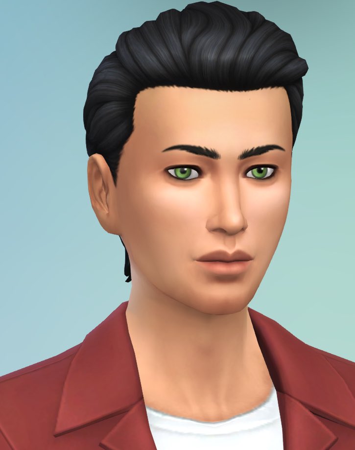toffeeteethsims's tweet photo. I was in the mood for a friendly alien so I made Kyo!  He’s outgoing, adventurous, and self-confident 💖 he’s got the orange cat mindset in reality because he got fired on his first day of work LOL

#ShowUsYourSims #TS4 https://t.co/38IojF6Fs2