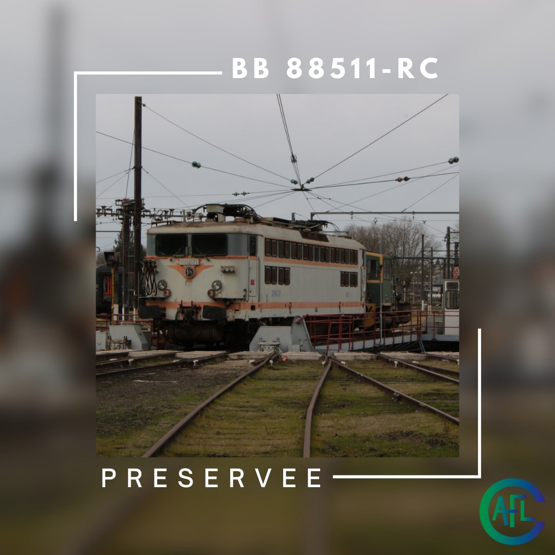 afcl_2d29135's tweet photo. 🚂 SNCF BB 88511-RC

Désormais conservée par l'AFCL !
Retrouvez davantage d'information sur notre page Instagram => AFCL_Migennes ! https://t.co/kHFeGb2IVL