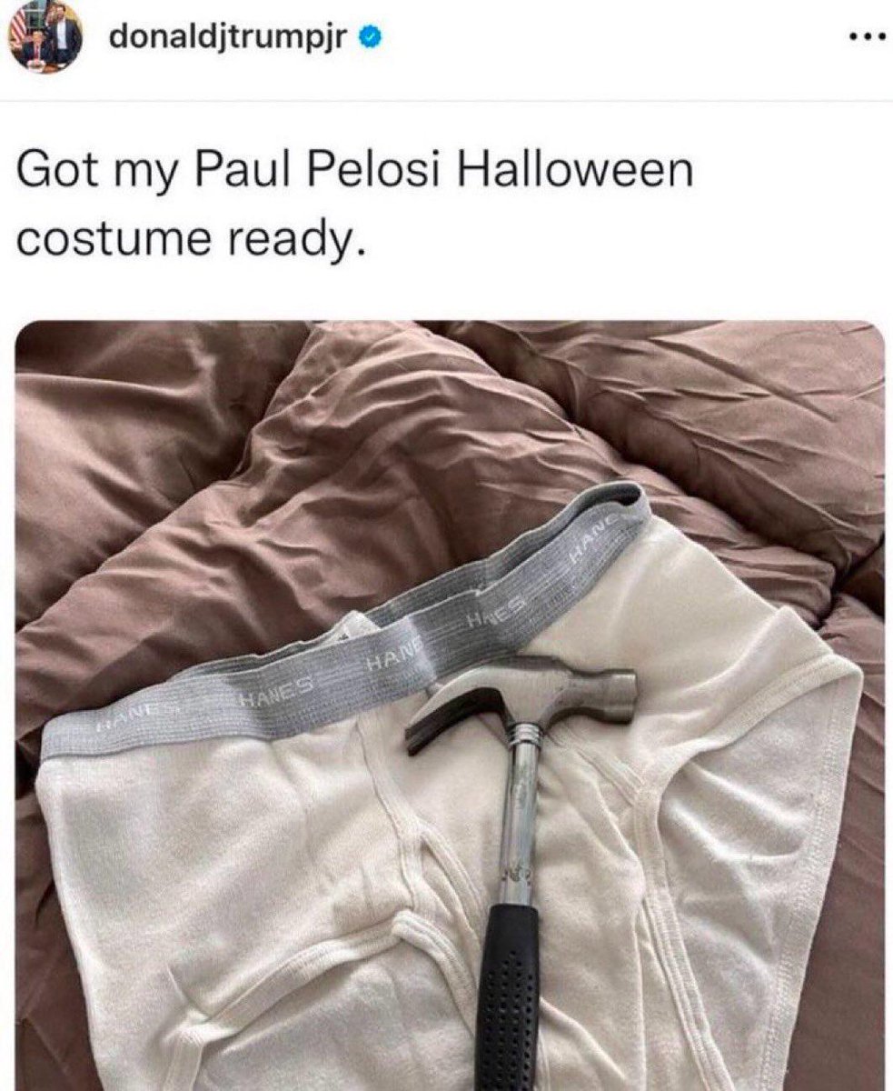 Trissanne2's tweet photo. @RepMTG If you were amongst the right wing psychos making fun of, and spreading lies about the attempted murder of Nancy Pelosi's husband, you can very well shut the hell up about a 20 year old republican gun nut's attempted assassination of his party's presidential nominee. https://t.co/FAfd2g8frI