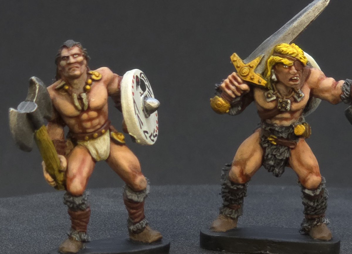 PaintsPirate's tweet photo. ##miniaturepainting #grenadier #barbarian #Copplestone https://t.co/2VP7GveSY0