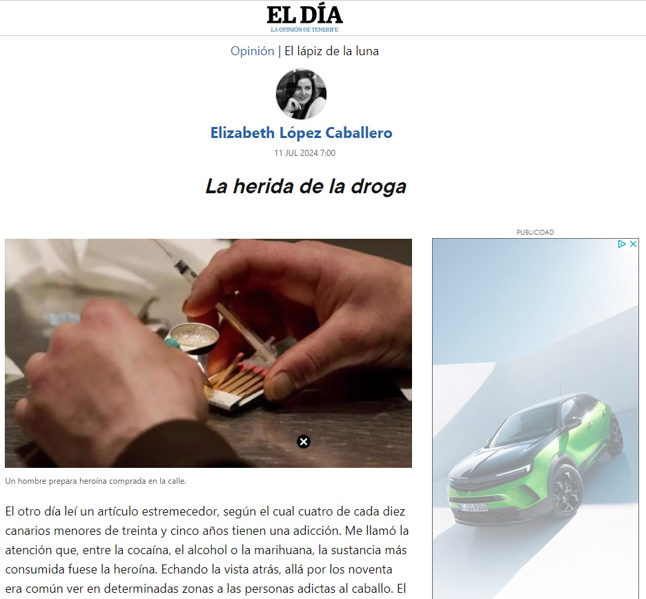 Me he encontrado este artículo publicado hace unos días y creo que es un ejemplo muy bueno, aunque sea involuntario, de la desinformación que hay sobre las drogas y cómo se crea el problema a la vez que supuestamente se denuncia 👇🏻