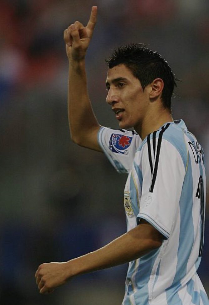 Argentalia90's tweet photo. Tonight will be Ángel Di María’s farewell to international fútbol. 
🇦🇷 
I was lucky enough to witness his journey from the very beginning, having attended multiple Argentina matches at the 2007 U20 World Cup, including the Final. 

Gracias Ángel for all the memories. 😢 https://t.co/Zby1j7dc0c