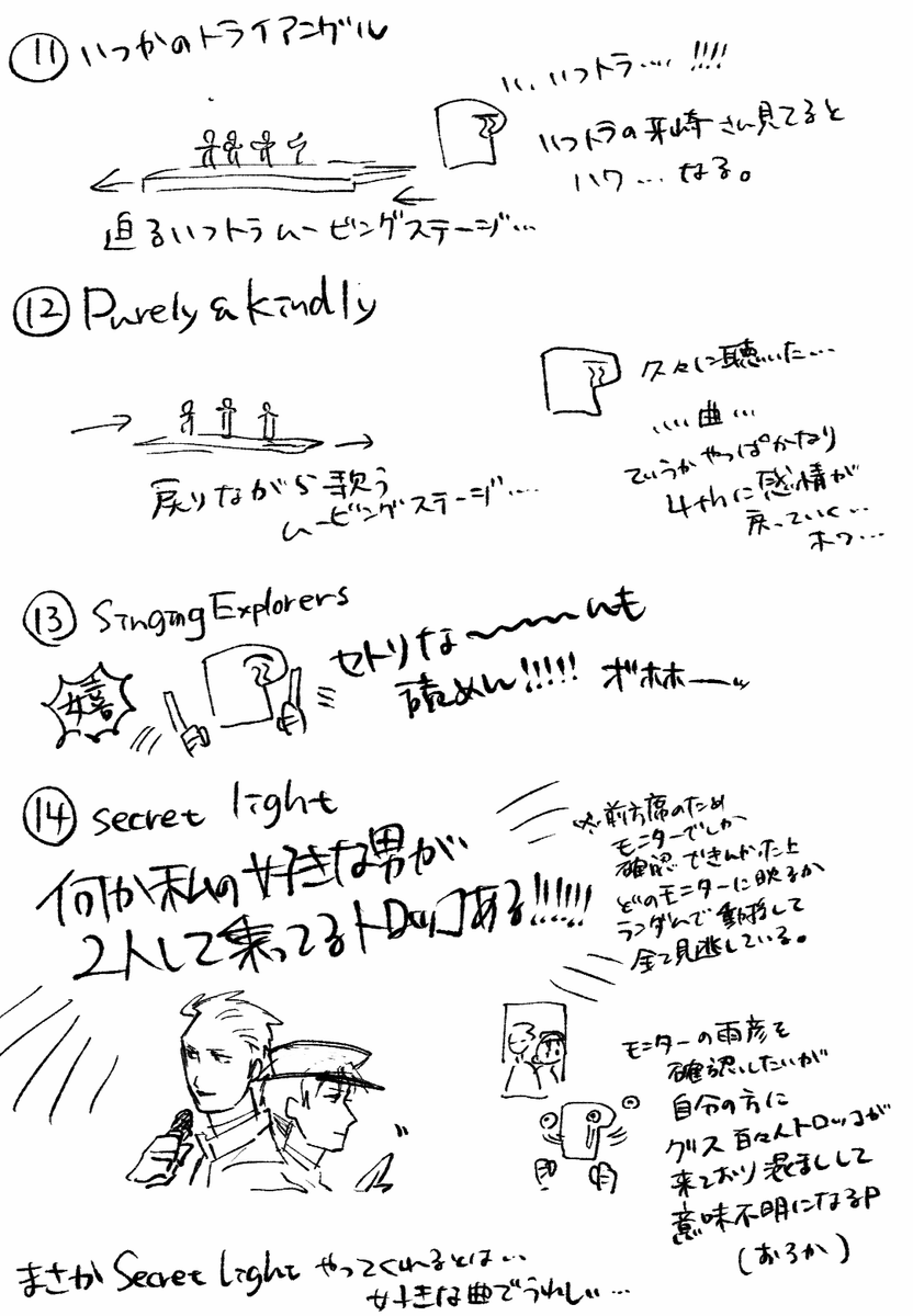 SideM 9th Day1レポもどき絵③ 