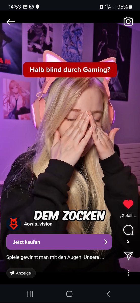 angelmade_ugc's tweet photo. Got targeted with my own ad 😂🥰

I LOVE doing UGC in the gaming niche because then I can wear my cute cat headset haha 🎧🎮💕🫶🏻

#ugc #ugccreator #ugcgermany #ugccreatorneeded #ugcdeutschland #adcreatives #gaming https://t.co/5iTsvogx0x