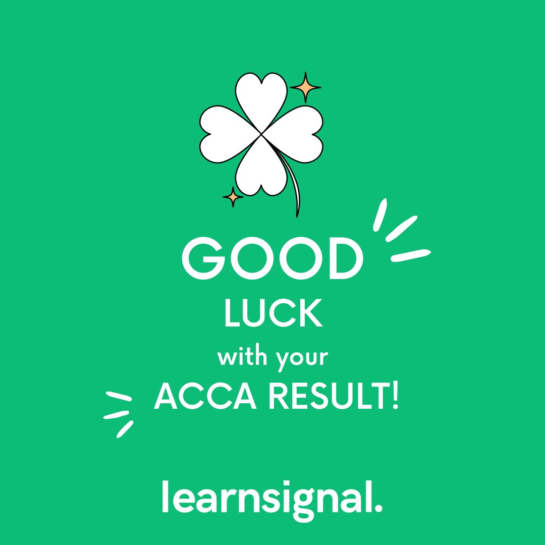 learnsignal's tweet photo. Good luck with your @acca.official results
No matter how good or bad the outcome might be, we'll always cheer for you. Work hard and always believe in yourself.
#ACCAResults #ACCAGlobal #ACCAExam #ACCA #ACCACommunity #ACCAStudents #Accounting #ACCAResults2024 https://t.co/FUkuISgAHb
