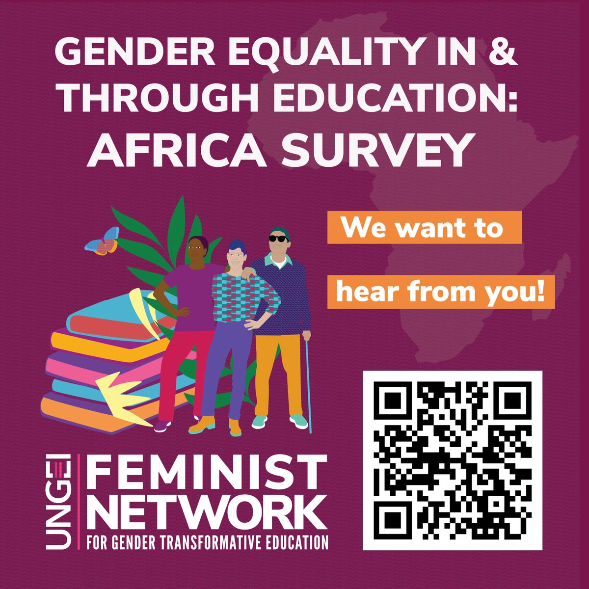 Are you striving to advance #GenderEquality in &amp; through education in Africa?

Take part in our survey to help identify the barriers &amp; opportunities for gender-transformative education in Africa by 26 July 🙌 

Survey available in 7 languages: linktr.ee/FemNet4GTESurv…

#FemNet4GTE
