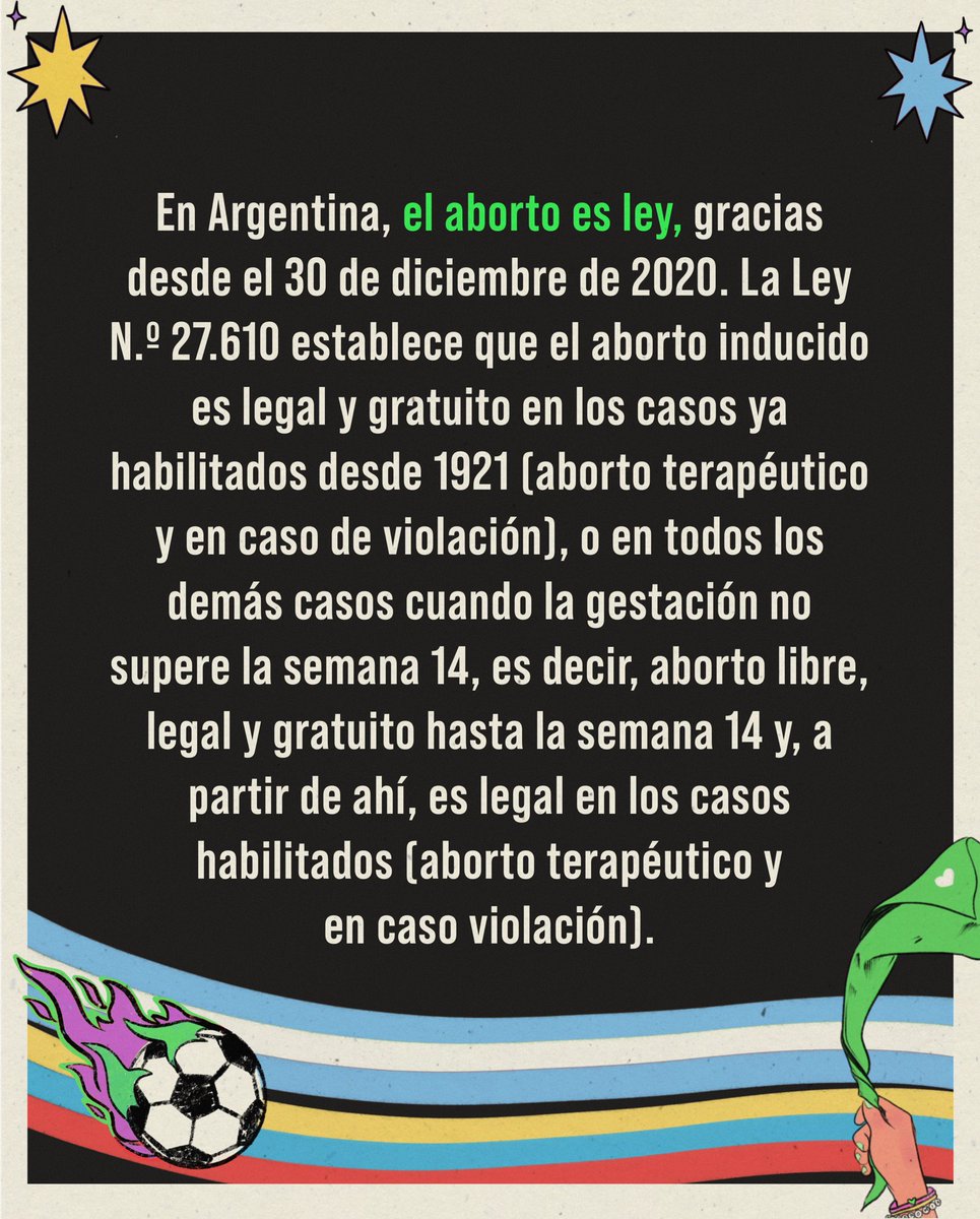 causajustaco's tweet photo. 🇨🇴🇦🇷 COLOMBIA - ARGENTINA 🔥 Datos aborteros para esta final 💚👇🏽 #SelecciónColombia #sentenciacausajusta #FinalCopaAmerica #CopaAmerica https://t.co/nsyFITWVhz