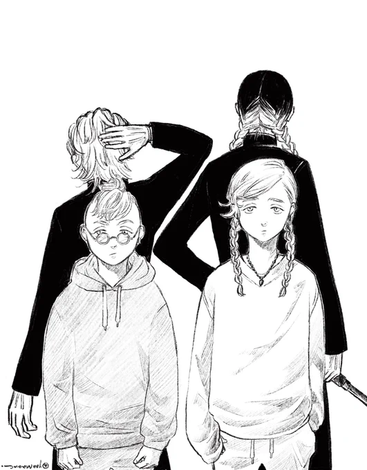 大昔に描いた
小さな灰谷きょうだい 
