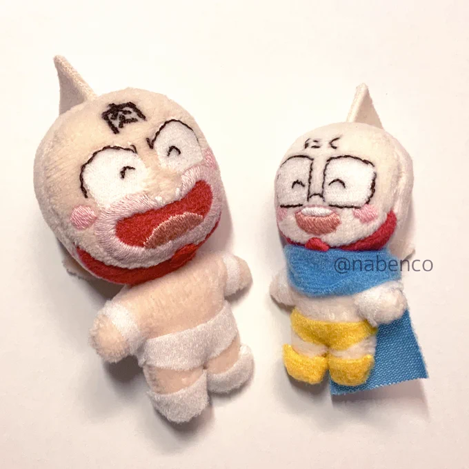 ちっちゃいスグルちゃんとミートくん一応完成した……けどなんか……君たち心なしか細長いね…………????