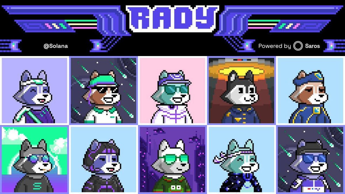 BD_GemX's tweet image. Giveaway 10 WL FCFS + 3 WL GTD Rady

🎁🎁Explore the unknown with #Rady. Special Agents are coming to @solana 

✅To participate:
1️⃣Follow @wearerady + @BD_GemX
2️⃣Like &amp;amp; RT
3️⃣Comment Solana wallet and Tag 3 friends
🕒Time: 24 hours

🚀🚀Rady is a project that backed by @saros_xyz