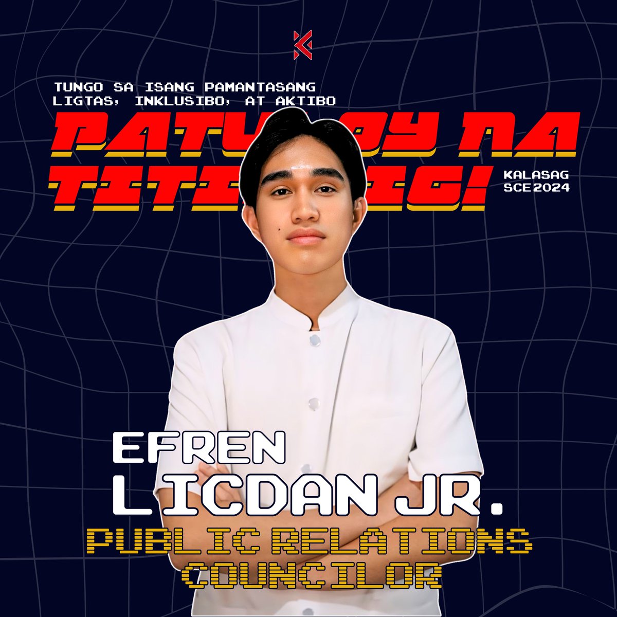 KalasagUC's tweet photo. Tungo sa isang pamantasang ligtas, inklusibo, at aktibo:
#PatuloyNaTitindig
Councilors:
Efren Licdan Jr.
Kert Rencis Padilla
Marione Tamayo https://t.co/7FZ1ORQrno