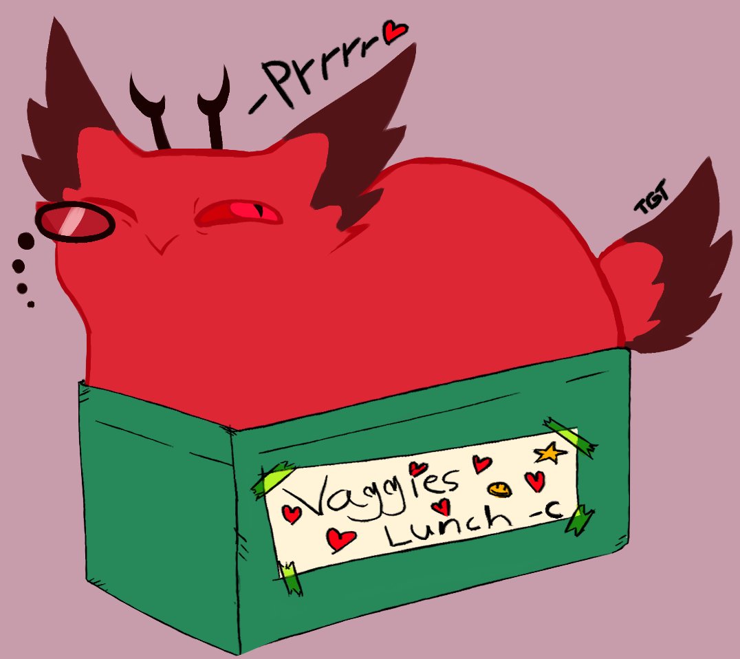 tawarithe's tweet photo. #CursedCatAlastor #HazbinHotelFanart  Catastor decides to sit in the one box he is not allowed to sit in. As he should. https://t.co/BolrcbHdb7