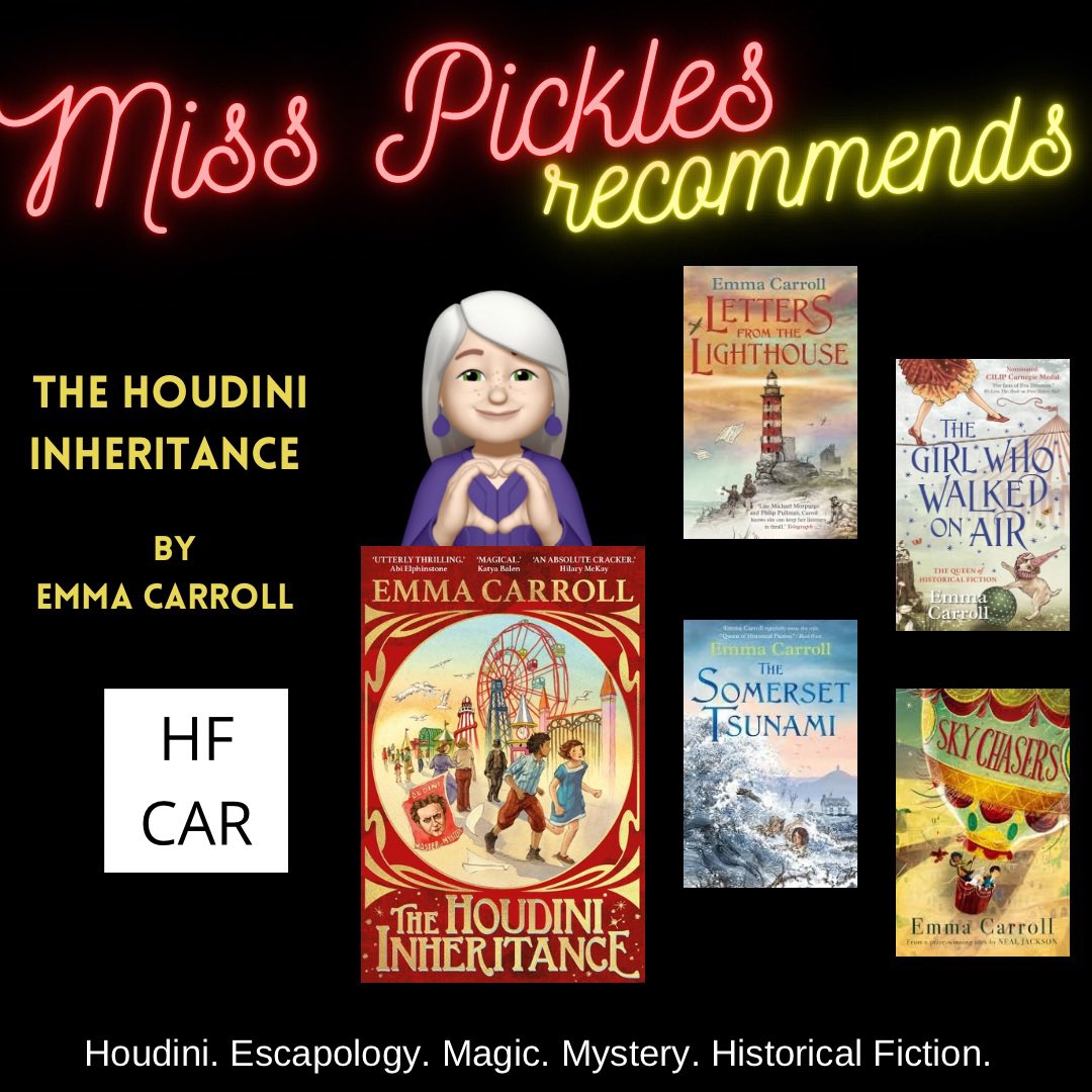 The Houdini Inheritance proved to be a magical and enthralling ride - would you expect anything less from the UK’s Queen of Historical Fiction @emcarrollauthor        It’s an unstoppable  rollercoaster of a ride that I could not put down with bags of action, twists and turns!