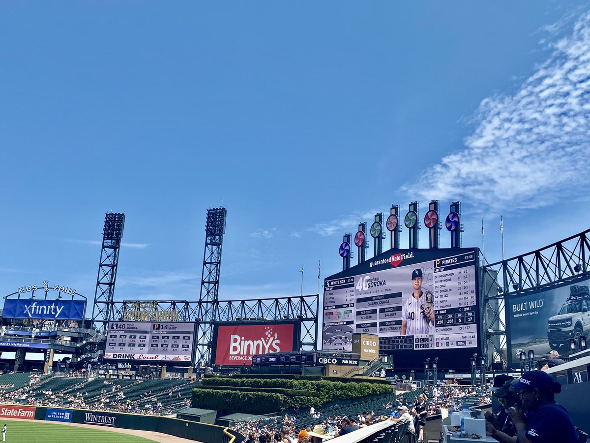 AgainMichelle's tweet image. My first Sox game ⚾️