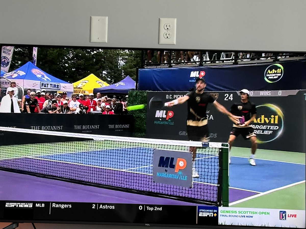 TailgateTed's tweet photo. #BertAlert from @DekelBar_pb to close out the Men’s Doubles match. Let’s GO @dcpickleball_tm bring home the @MajorLeaguePB Midseason Championship! https://t.co/Spk2WkiAEg