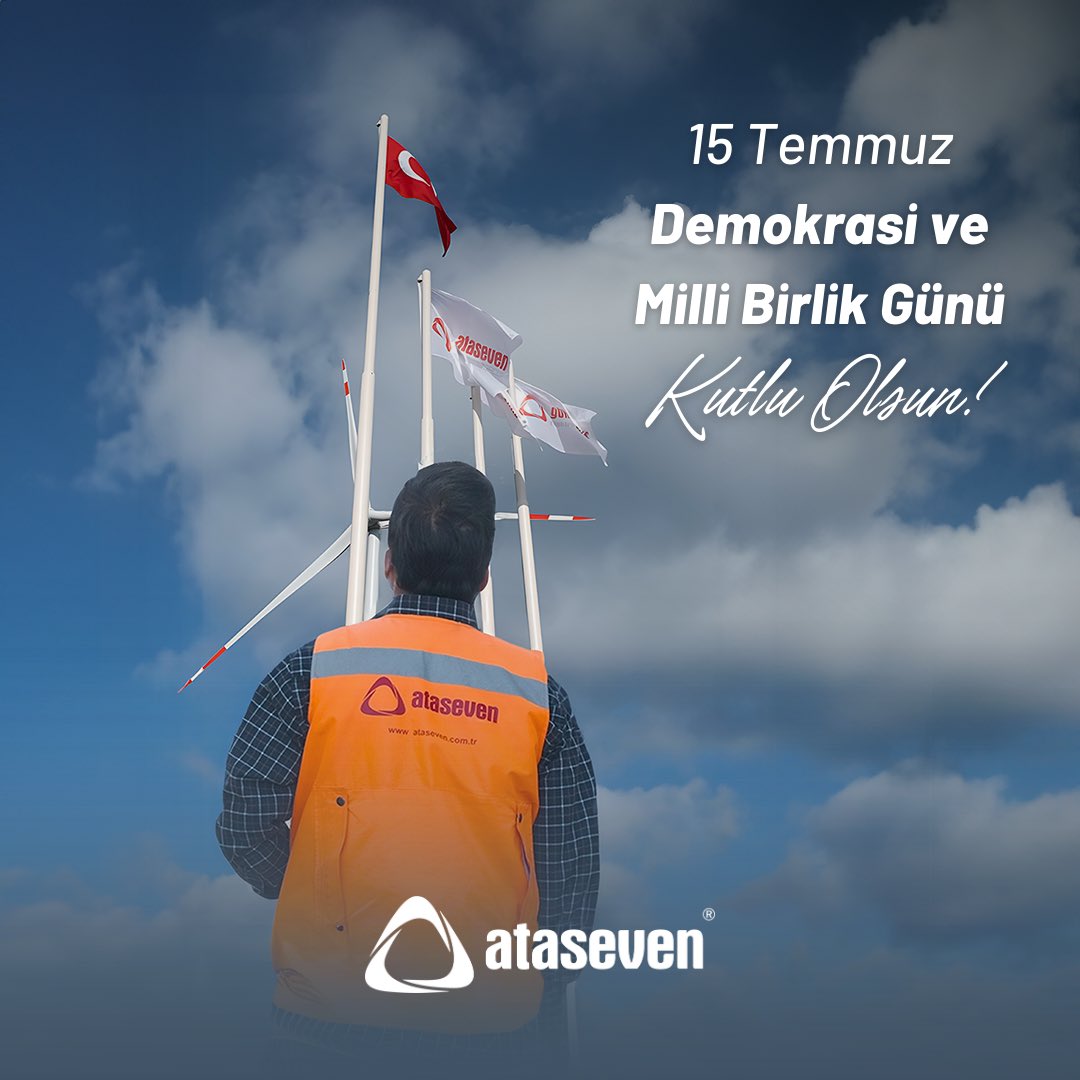 GroupAtaseven's tweet photo. 15 Temmuz Demokrasi ve Milli Birlik Günü kutlu olsun!

#15temmuz #demokrasivemillibirlikgünü #ataseven https://t.co/F8QGivgbh9