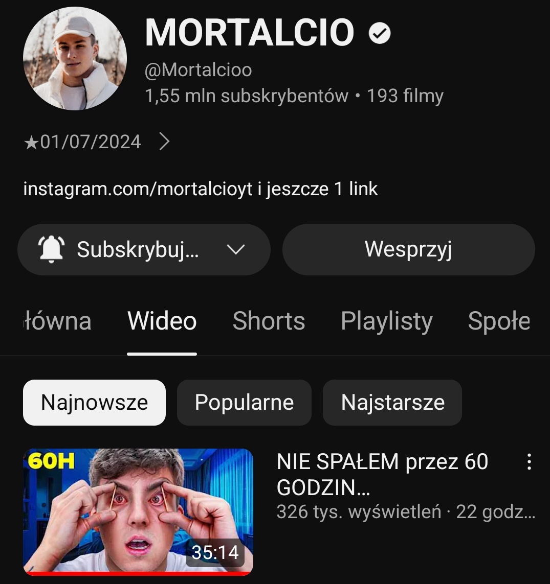 _natalie_33's tweet photo. Patryk gdzie jest film 😭😭😭
#mortalcio https://t.co/Tkc8wHrVEE
