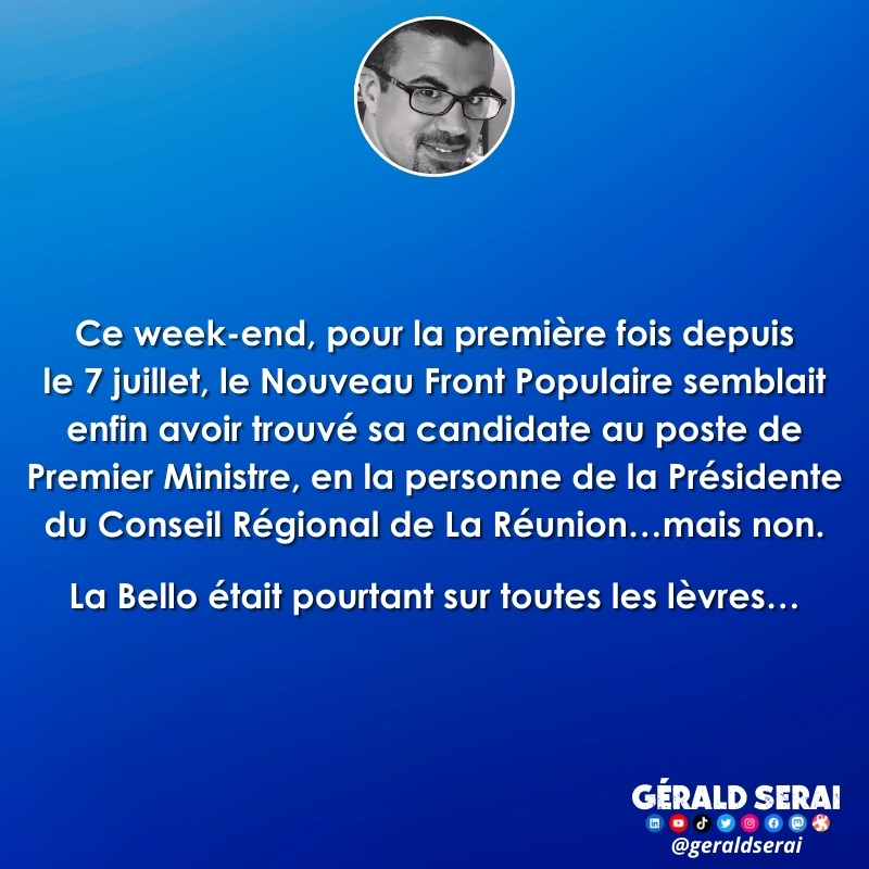 GeraldSerai's tweet photo. #bfn #breakingfakenews #humour  #brèves #actualité #NouveauFrontPopulaire  #candidat #Matignon  #PremierMinistre  #HuguetteBello  #labello 

Suivez-moi ! 😜 https://t.co/1GoBJ75eqN