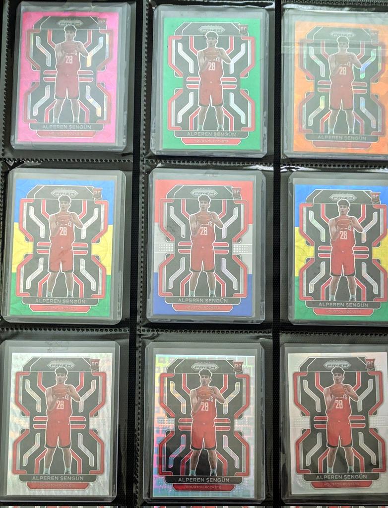 Elliot_AP's tweet photo. @midwestboxbreak Looking for any Sengun prizm parallels not pictured! https://t.co/g2G8LFJp1c
