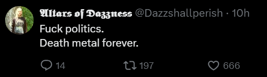 Melvd4's tweet photo. @Dazzshallperish 🤘 https://t.co/7tB9KMoFfJ
