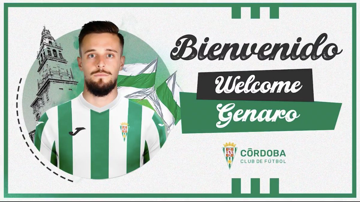 OFICIAL: Genaro volverá este año a La Rosaleda con la camiseta del Córdoba.