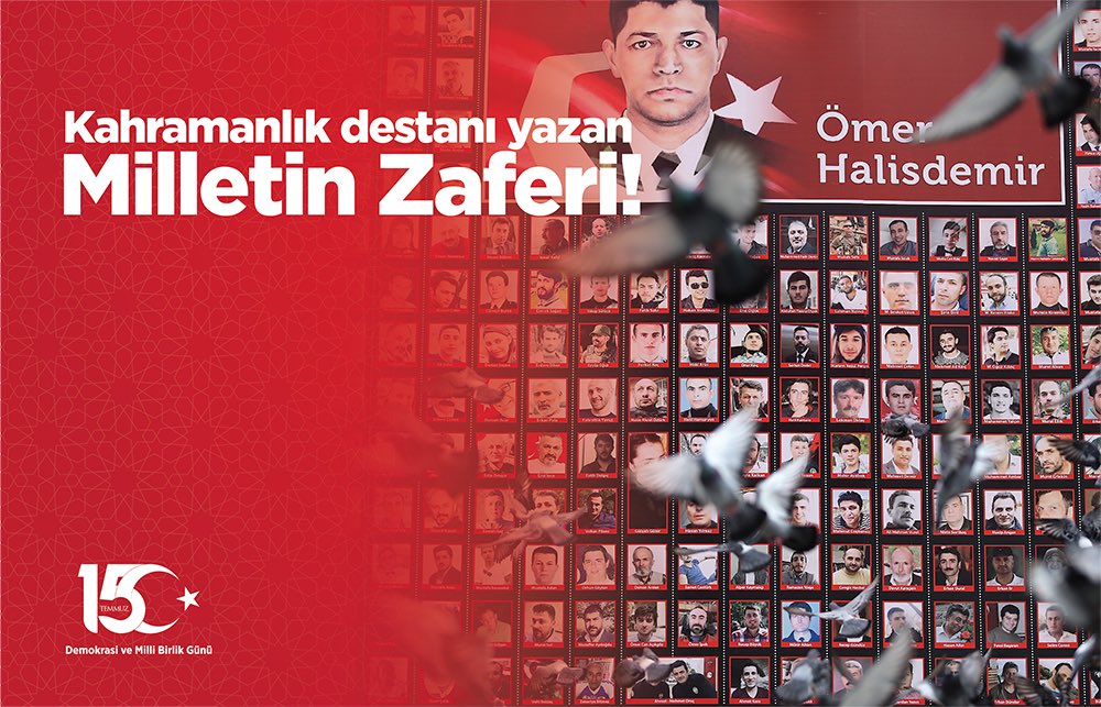 drcoskuncebi's tweet photo. 15 Temmuz Demokrasi ve Milli Birlik Günü'nün yıl dönümünde, milletimizin destansı direnişini kutluyor,

Bu aziz vatan uğruna, ülkemizin birliği ve bütünlüğü için hayatını kaybeden tüm şehitlerimize Allah’tan rahmet diliyor, gazilerimize de minnet ve şükranlarımızı sunuyoruz. https://t.co/cr3N5oZfCg