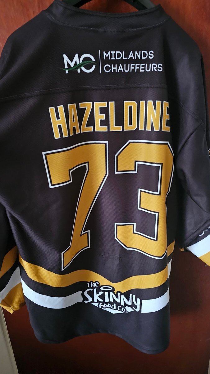 marksokane's tweet image. A good @PanthersIHC jersey pickup from the auction @_Hazeldine73 jersey with a C