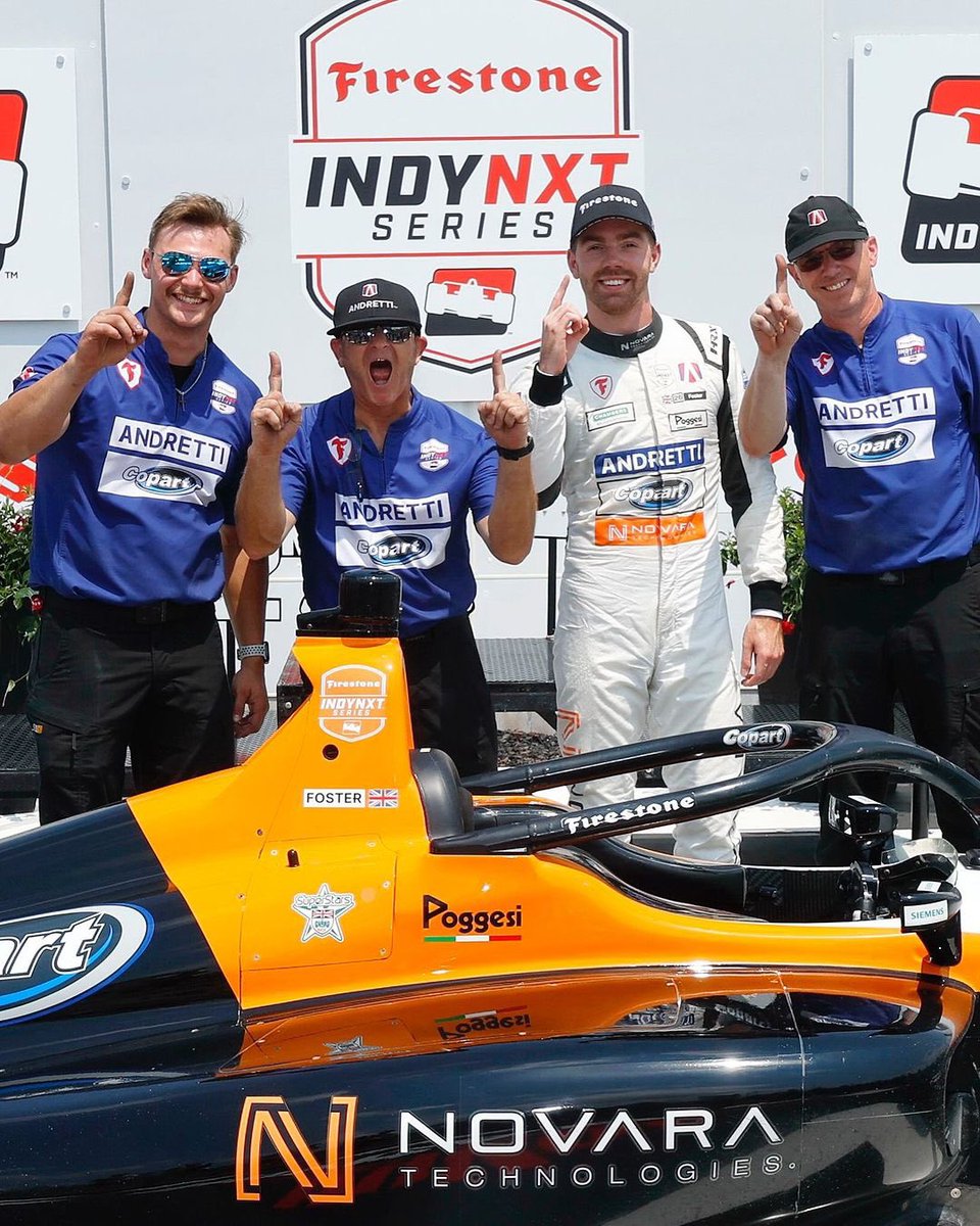 aaaand that’s another 1🏆

First oval win in <a href="/INDYNXT/">INDY NXT by Firestone</a> and a 77 point lead in the championship going into the final 4 👊

+ an <a href="/AndrettiIndy/">Andretti INDYCAR & INDY NXT</a> podium sweep!