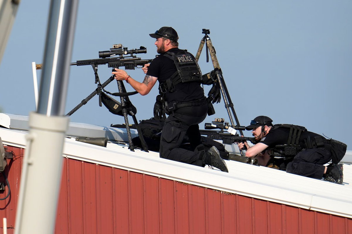 harryfisherEMTP's tweet photo. I’m a paramedic that’s been trying to warn everyone about what I’ve experienced during COVID 19 and the dangerous COVID shots. 
I have experienced a lot in my career as a medic. I’ve trained for active shooter events. I’ve also been involved in active shooter situations. 
When law enforcement recognizes the threat everyone is notified immediately. There is no delay. People are warned to get to cover, or stay away from the situation. 

That said, the police officers in the crowd and on the roof who failed to warn were at best negligent in their duties. At worst, apart of an inside job giving the shooter ample time to fire multiple rounds. 

My opinion: 

The same system that is trying to kill you and your loved ones by silencing those of us that have tried to warn about the dangers of the COVID shots,  also remained silent when a mad man was aiming at our presidents head. 

Let that sink in. 

God bless
