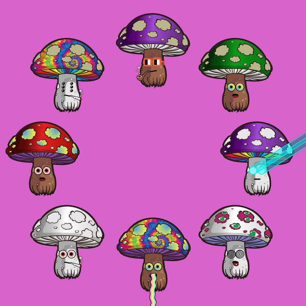 PsillyHeads's tweet photo. GM Psilly Heads! In folklore fairy rings are circles of mushrooms that are believed to be portals to the fairy world. Scientifically, they form from the natural expansion of a fungal colony🍄✨ #SporeUp https://t.co/lmJtIFWZWg