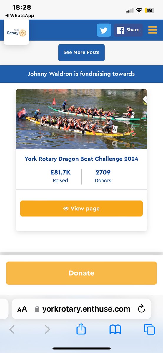 NYFRSselbyCSO's tweet photo. What a brilliant day down @RotaryClubYork Dragon boat racing 36 teams battled it out for the top stop.The real winner been the charities @SamaritansYork  an incredible £81.7k Our charity been @andysmanclubuk £3.5k well done team @NYorksPolice @NorthYorksFire #itsgoodtotalk 🥉 https://t.co/wlgKm3PrTE