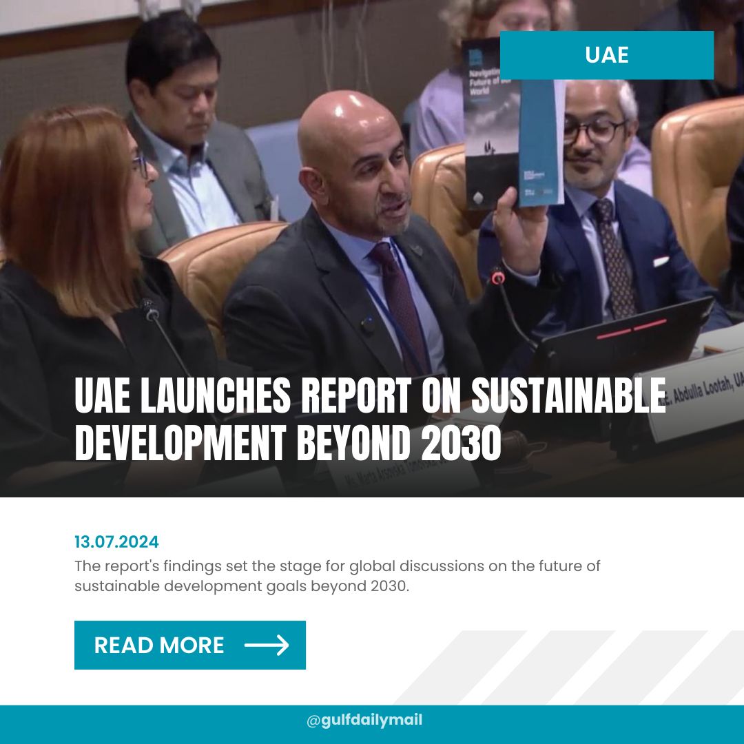 UAE leads discussions on global sustainability at #UN’s HLPF! Presenting the ‘XDGs 2045’ report, #UAE outlines a roadmap beyond 2030 for #sustainable development.