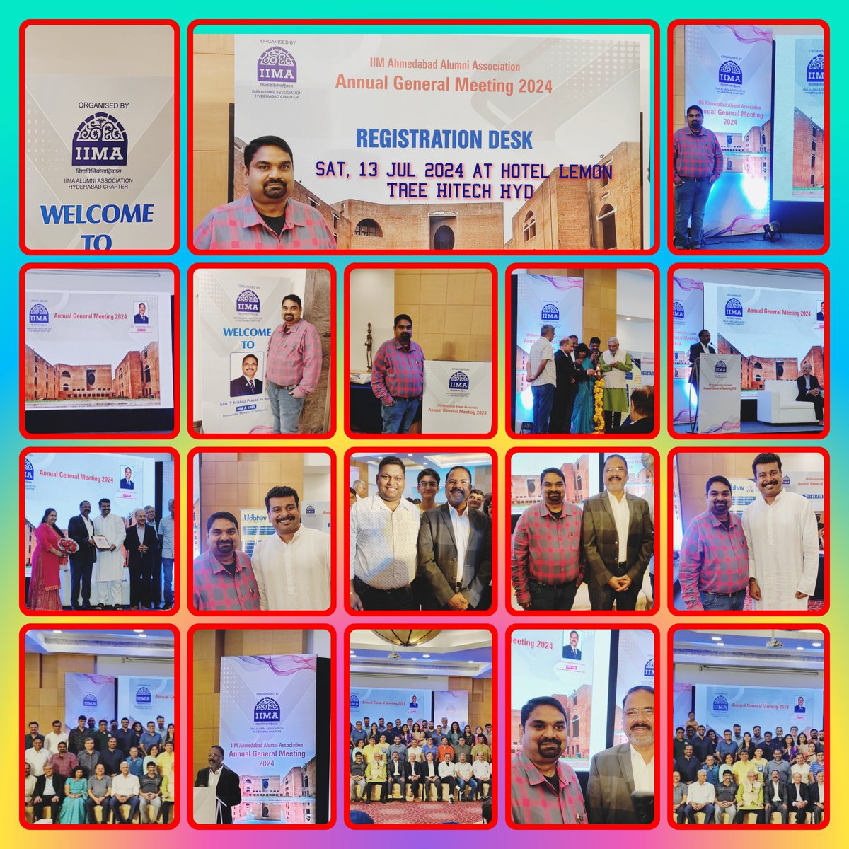 Sunilpakanati's tweet photo. @IIMAhmedabad 
@CMHSIIMA 
@HyderabadIima  @iimahyderabad @VamseedharY @Sunilpakanati 
#AGM 2024 https://t.co/tGiejZYARu