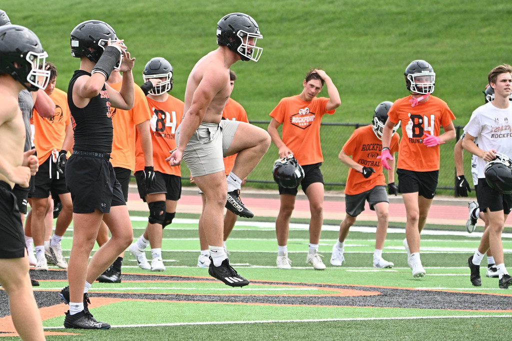 RockfordRamsFB's tweet photo. It's been a fun, productive summer in Ram Country. 46 days... 🕖 #RPRT https://t.co/j4FGgbRYQ2