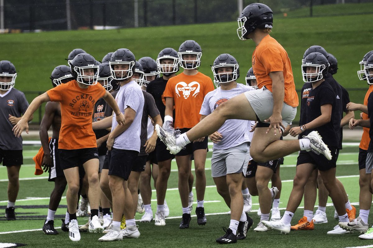 RockfordRamsFB's tweet photo. It's been a fun, productive summer in Ram Country. 46 days... 🕖 #RPRT https://t.co/j4FGgbRYQ2
