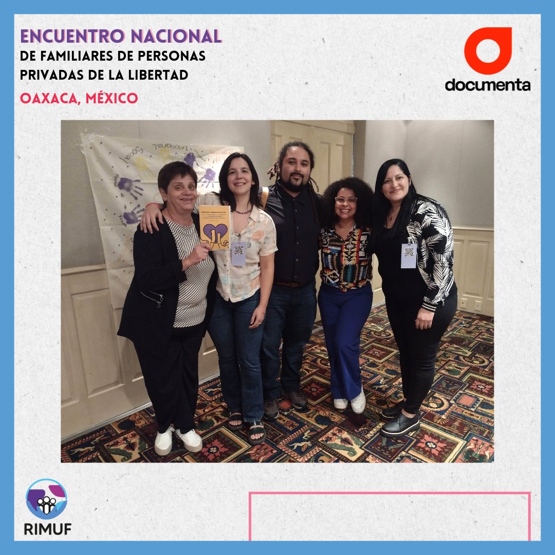 "Encuentro Nacional de Familiares de Personas Privadas de Libertad" - Oaxaca, México 🇲🇽
El día de ayer se llevó a cabo la primera jornada de trabajo del Encuentro Nacional de Familiares de Personas Privadas de Libertad, organizado por <a href="/DocumentaAC/">Documenta A.C.</a> .
(hilo)