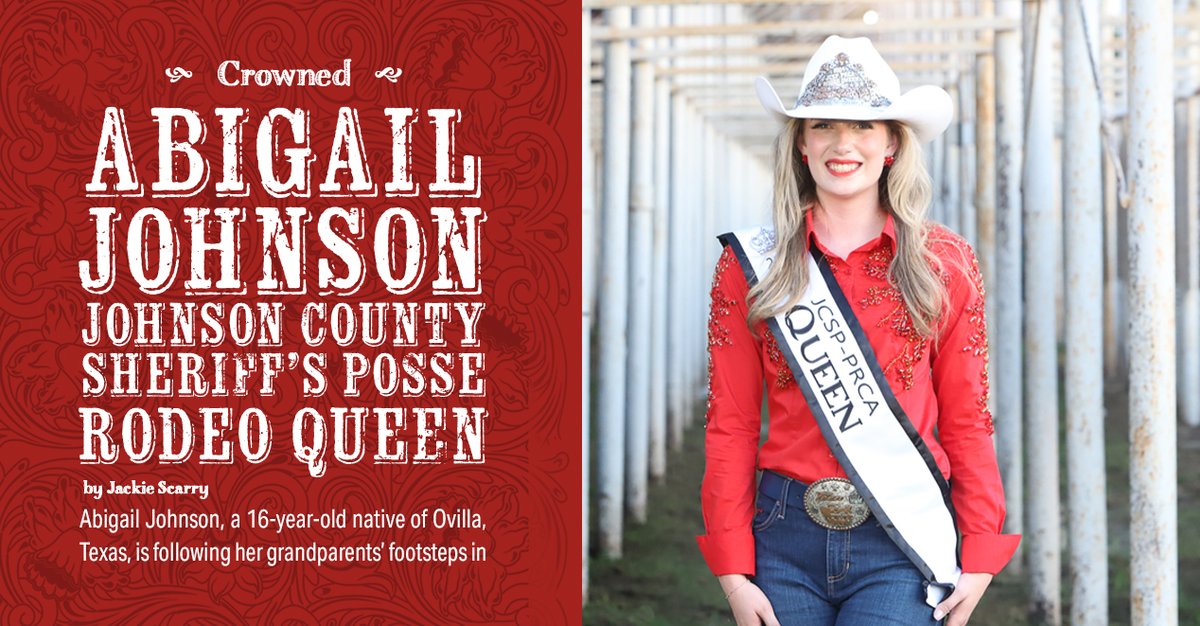TheArenaPress's tweet photo. Cleburne, TX — Abigail Johnson wins crown at Johnson County Sheriff's Posse Rodeo 2024.  https://t.co/6dwzqf1Zhd https://t.co/H1iTwTUsF8