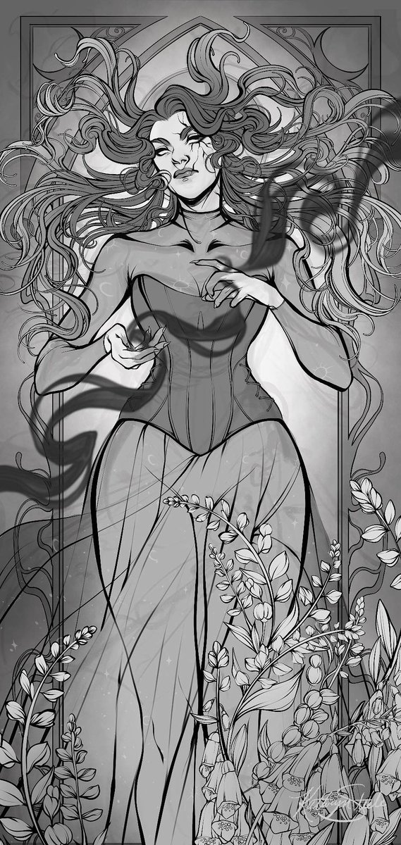KLSteeleArt *commissions* (@klsteeleart) on Twitter photo Lines done! Phew! 😫 On to color ->
My take on Lore from the Foxglove King series by <a href="/hwhittenwrites/">hannah whitten updates</a> .
Mixing several aspects of the series/character so far in 1 piece.
#foxgloveking #hemlockqueen #lore #hannahwhitten Lines done! Phew! 😫 On to color ->
My take on Lore from the Foxglove King series by <a href="/hwhittenwrites/">hannah whitten updates</a> .
Mixing several aspects of the series/character so far in 1 piece.
#foxgloveking #hemlockqueen #lore #hannahwhitten