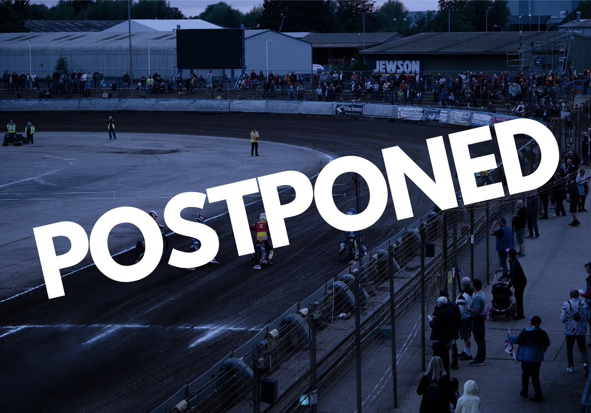 🚨 𝗠𝗲𝗲𝘁𝗶𝗻𝗴 𝗢𝗙𝗙 🚨

Our home clash with Leicester on Monday has unfortunately fallen victim to the weather once again.

The two promotions have been in contact and have agreed the forecast for Monday evening offers little prospect of racing.

<a href="/SpeedwayLions/">Leicester Speedway 🦁</a> | #KLYLEI ❌