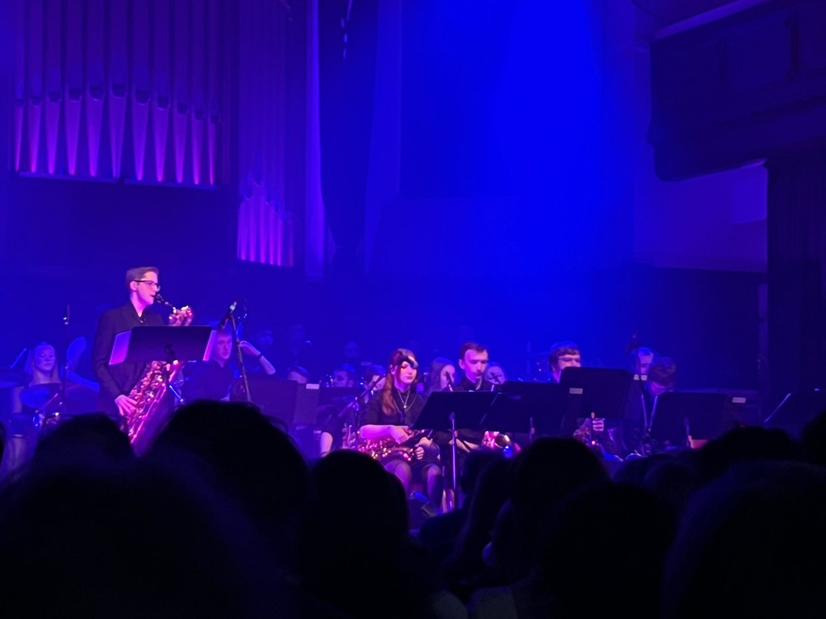 woodiechef's tweet photo. One of the offspring playing his baritone sax during an evening of Jazz in Glasgow.
#AlphabetChallenge #WeekBforBlue https://t.co/TlS4eBiHxC