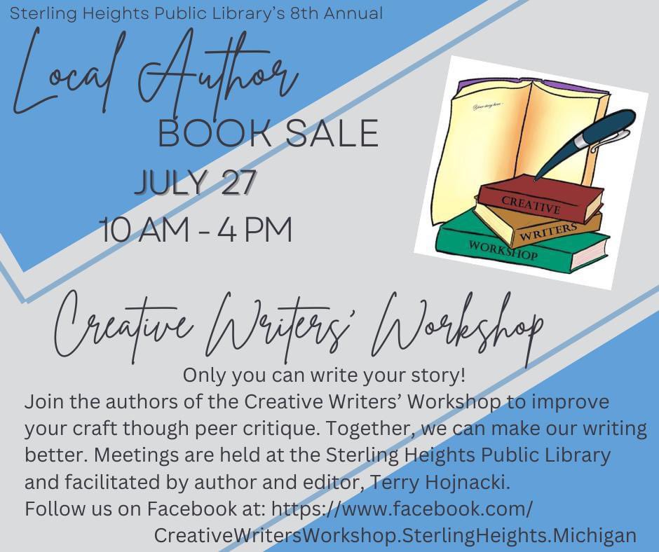 melissalucken's tweet photo. Looking forward to spending the day, Saturday, July 27, at the Sterlingfest’s annual author book sale. I’ll be there all day, 10-4, at the Greater Detroit Romance Writers table. Location: Sterling Heights Public Library.
#writingcommunity #book #readersofinstagram #isadrake https://t.co/LmOEG7HJvA