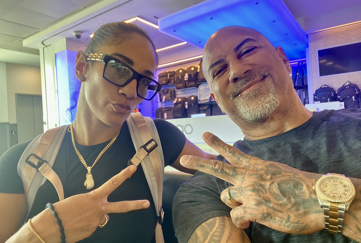 Amanda Serrano (@serranosisters) on Twitter photo Here in the Airport heading to Tampa for my fight Saturday, my entire team is scheduled to see action aswell <a href="/Ashtonsylveh2o/">H2O</a>, <a href="/shaygreen35/">Shadasia Green</a>,
My manager <a href="/jakepaul/">Jake Paul</a> is in the main event vs the Brutal Beast Mike Perry & my newly signed fighter <a href="/therealchopchop/">Alexis Chaparro</a>
#PaulPerry Here in the Airport heading to Tampa for my fight Saturday, my entire team is scheduled to see action aswell <a href="/Ashtonsylveh2o/">H2O</a>, <a href="/shaygreen35/">Shadasia Green</a>,
My manager <a href="/jakepaul/">Jake Paul</a> is in the main event vs the Brutal Beast Mike Perry & my newly signed fighter <a href="/therealchopchop/">Alexis Chaparro</a>
#PaulPerry