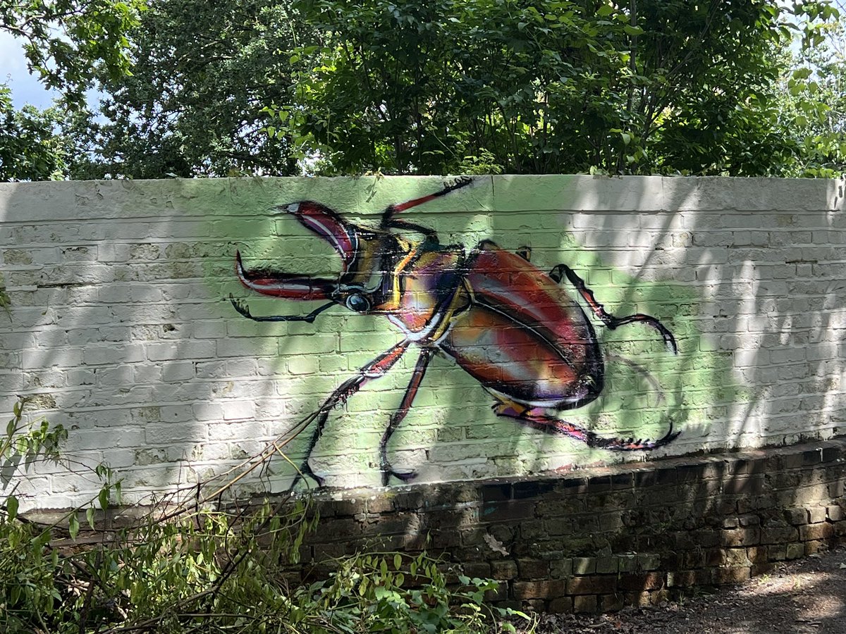 Yesterday I went back to my roots in Southampton to celebrate an art trail by joannarosetidey.art , organised by @FoCRL and supported by <a href="/SW_Help/">SWR Help</a> at the lovely Bitterne Station where we had a delicious vegan buffet lunch . Also visited <a href="/BayChessel/">Chessel Bay Friends</a>