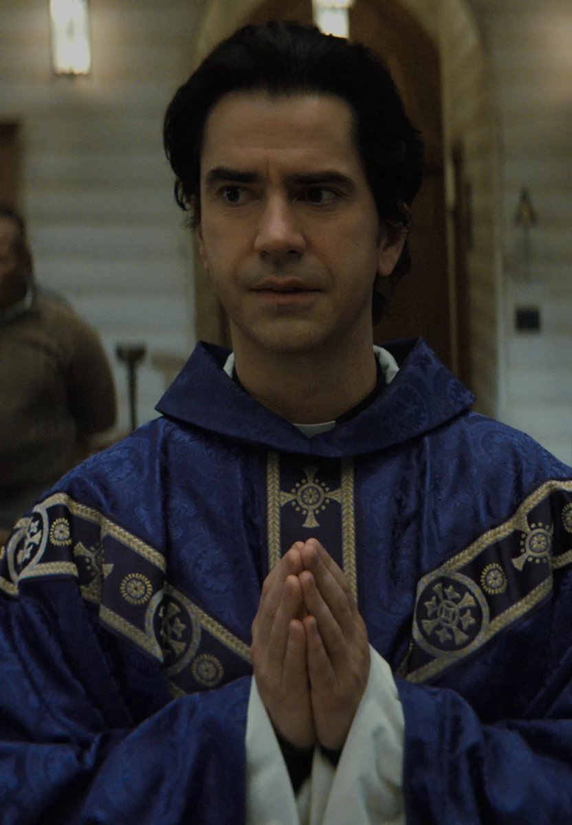 NorthAfterHours's tweet photo. Father Paul from Midnight Mass https://t.co/KeXwXnSqJD